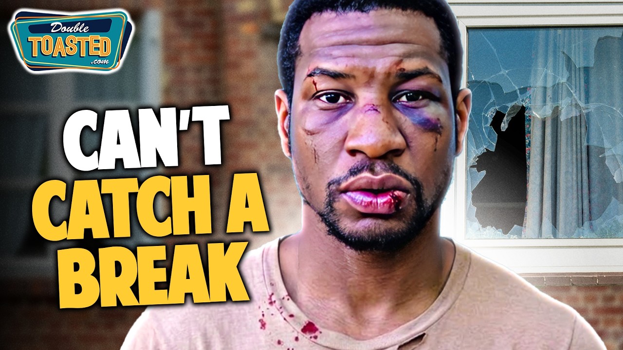 JONATHAN MAJORS FALLS THROUGH WINDOW ON SET AND THE PRODUCERS COULD CARE LESS