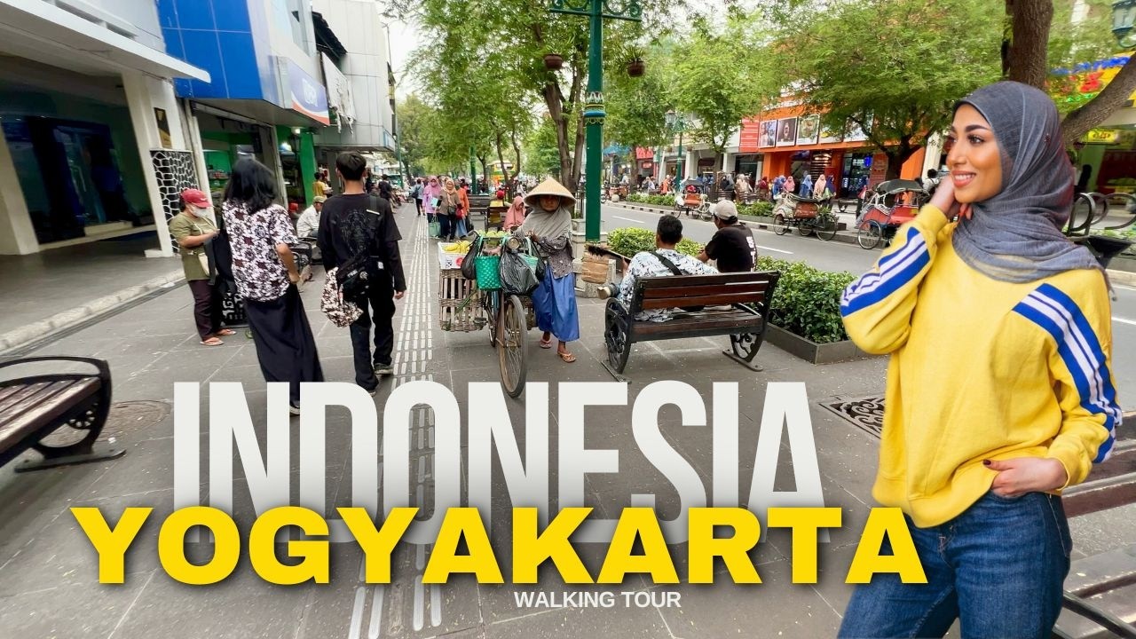 YOGYAKARTA Indonesia 2025 🇮🇩 WALKING Tour in famous Malioboro street