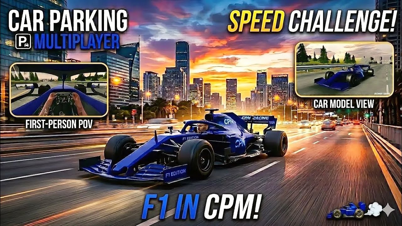 I Bought an F1 Car 🏎 | Car Parking Multiplayer- Gameplay 4K Max Graphics Evening View 🖇