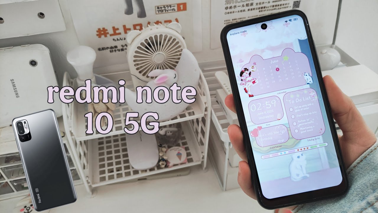 Using Redmi note 10 5G (2021) in 2025 ☁️ Aesthetic Xiaomi phone