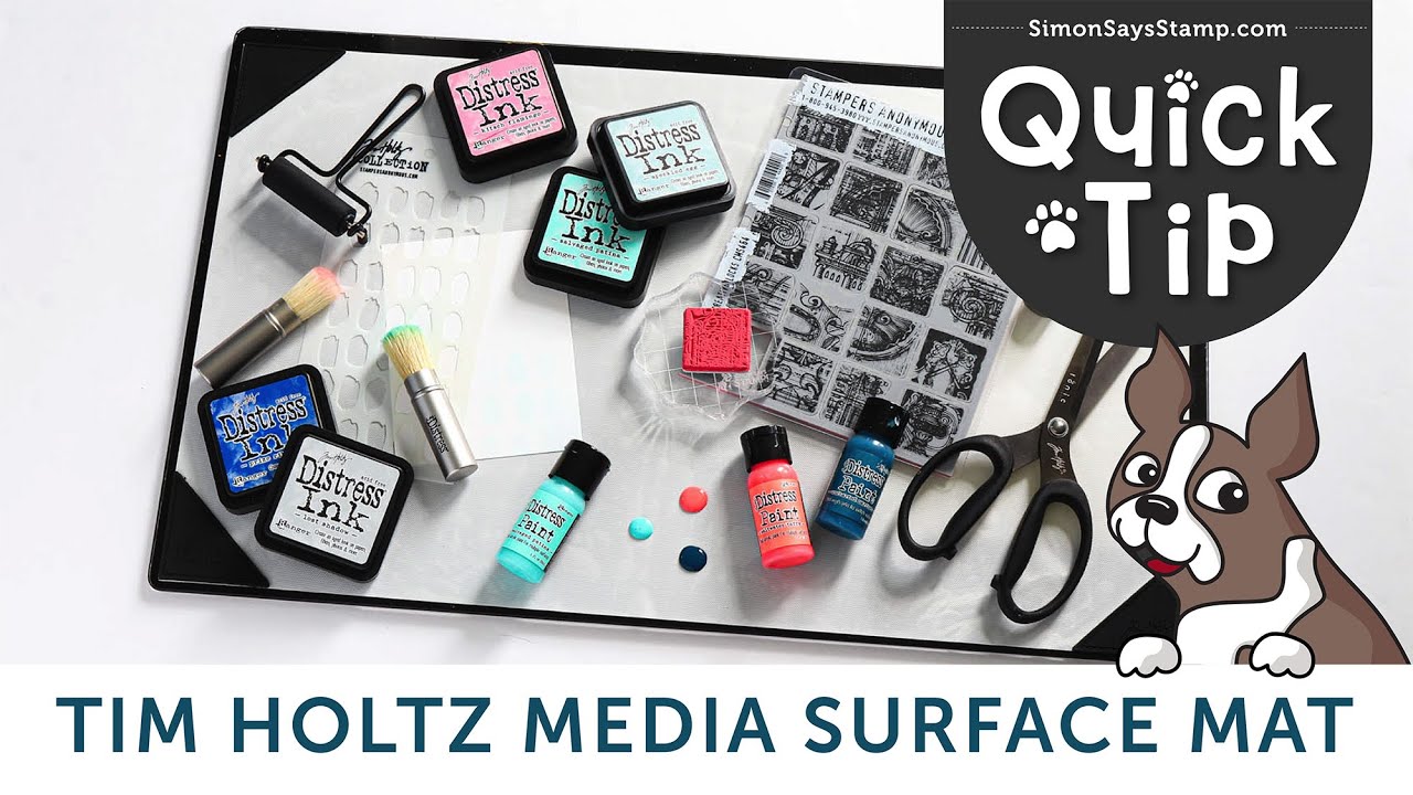 Your NEW Crafty Go-To: Tim Holtz Media Surface Mat!