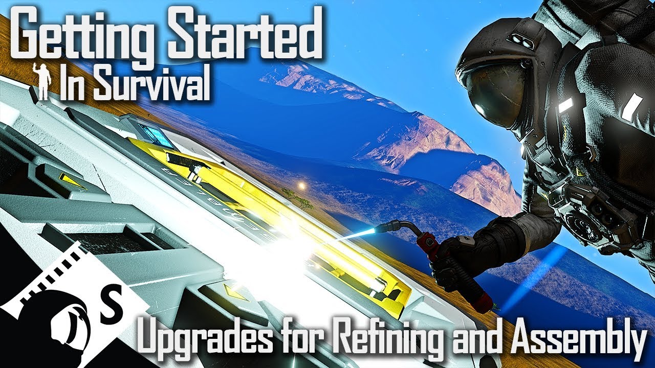 Refiners, Assemblers & Upgrades - Getting Started in Survival #7 (Space Engineers tutorial)
