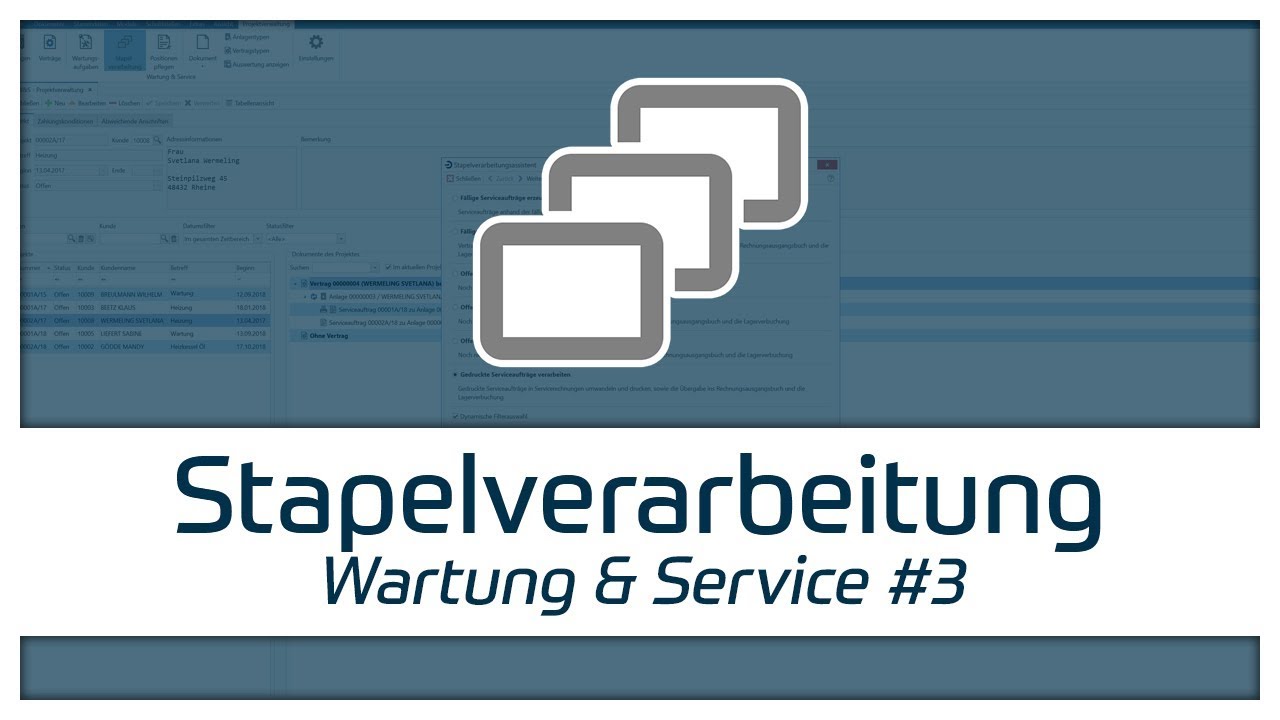 Wartung & Service #3 - Stapelverarbeitung | TopKontor Handwerk