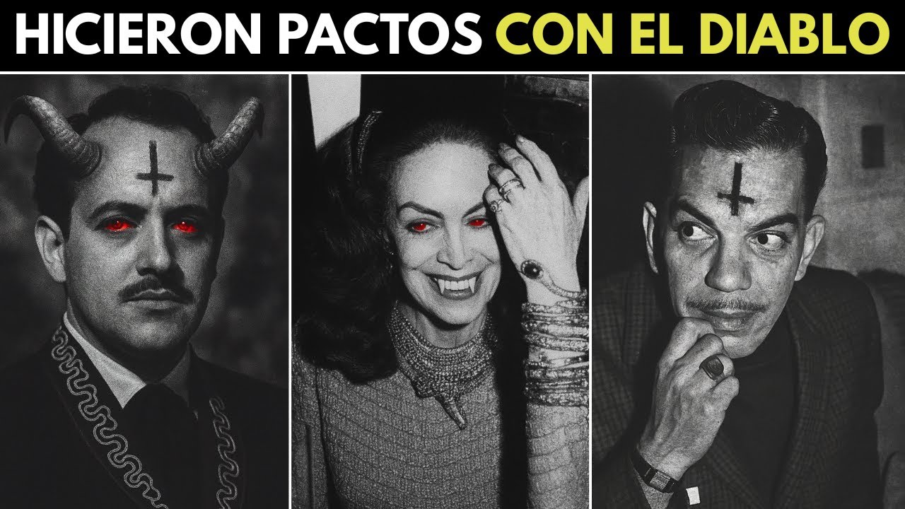 ¡HICIERON PACTO! 10 Actores del Cine de Oro que VENDIERON su ALMA al DIABLO.