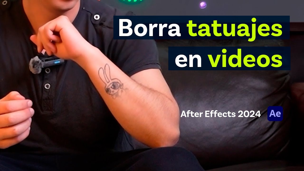 Cómo borrar tatuajes en videos con After Effects 2024