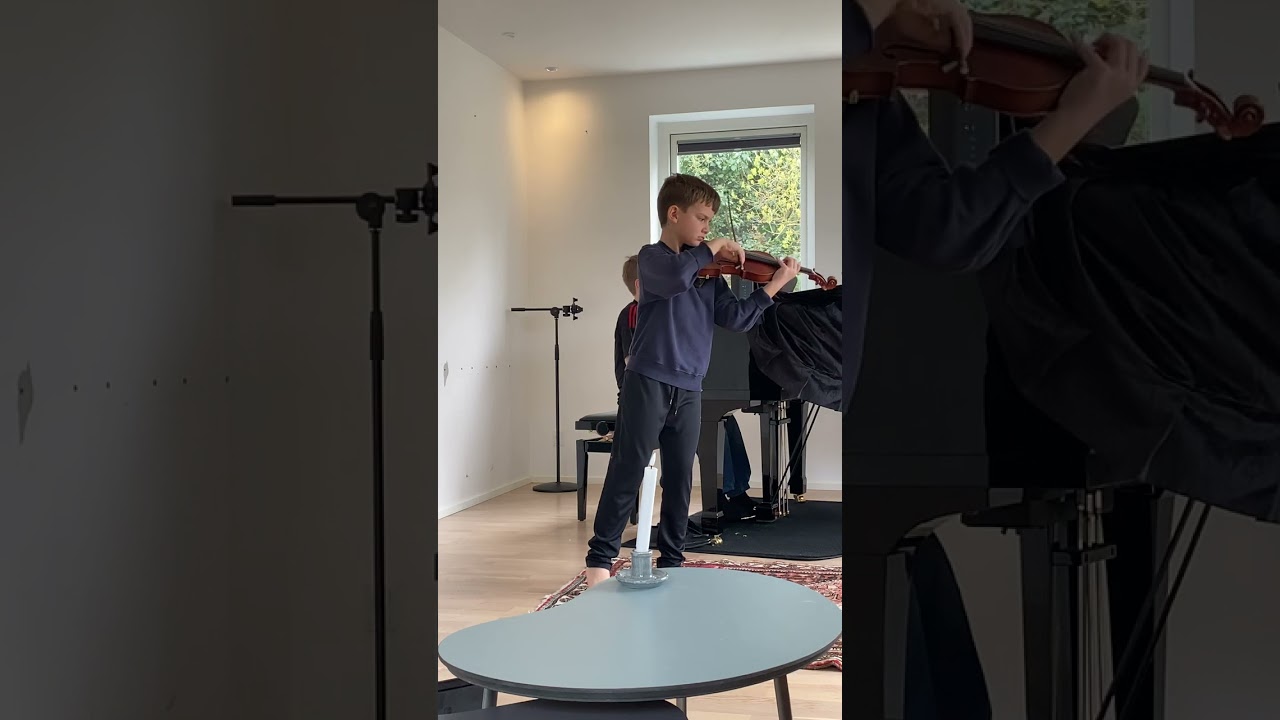Elgar “Chanson de Matin” - Benjamin Tiemroth (age 9), Violin & Alexander Tiemroth (age 11), Piano