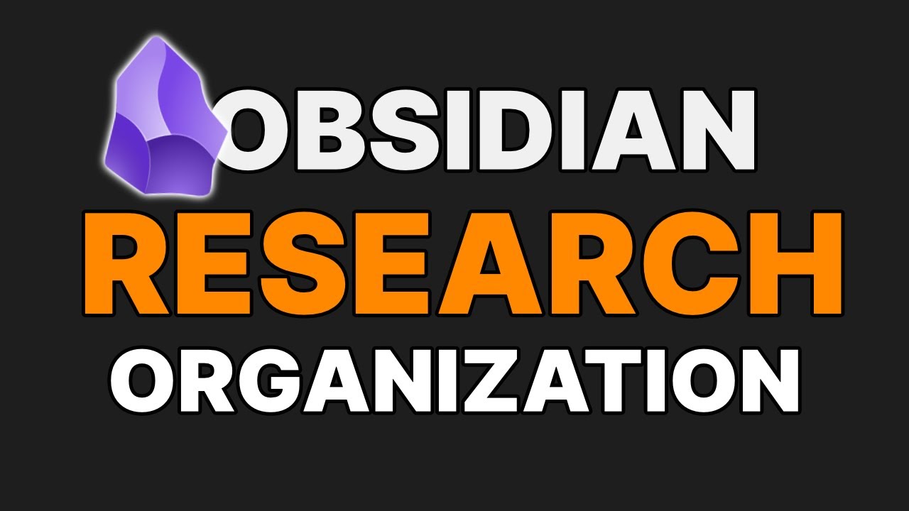 Organizing my part time research in Obsidian