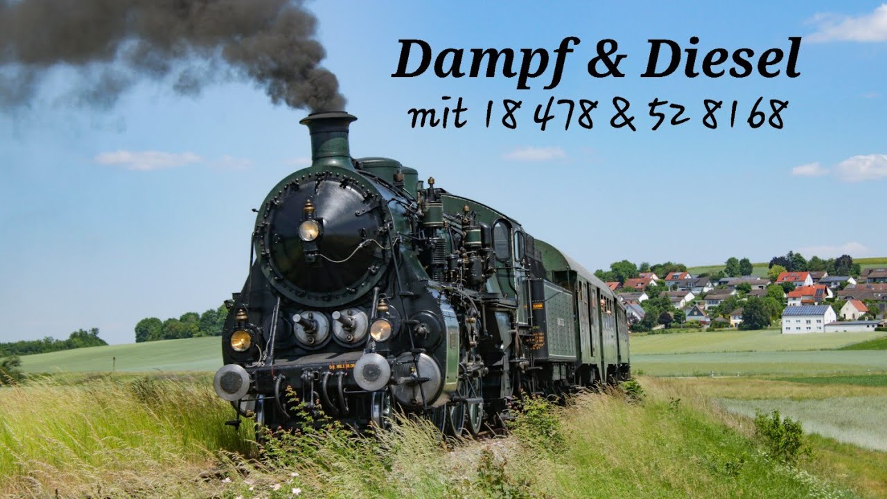 Dampf (und Diesel) im Nördlinger Ries - das Bayerische Eisenbahnmuseum