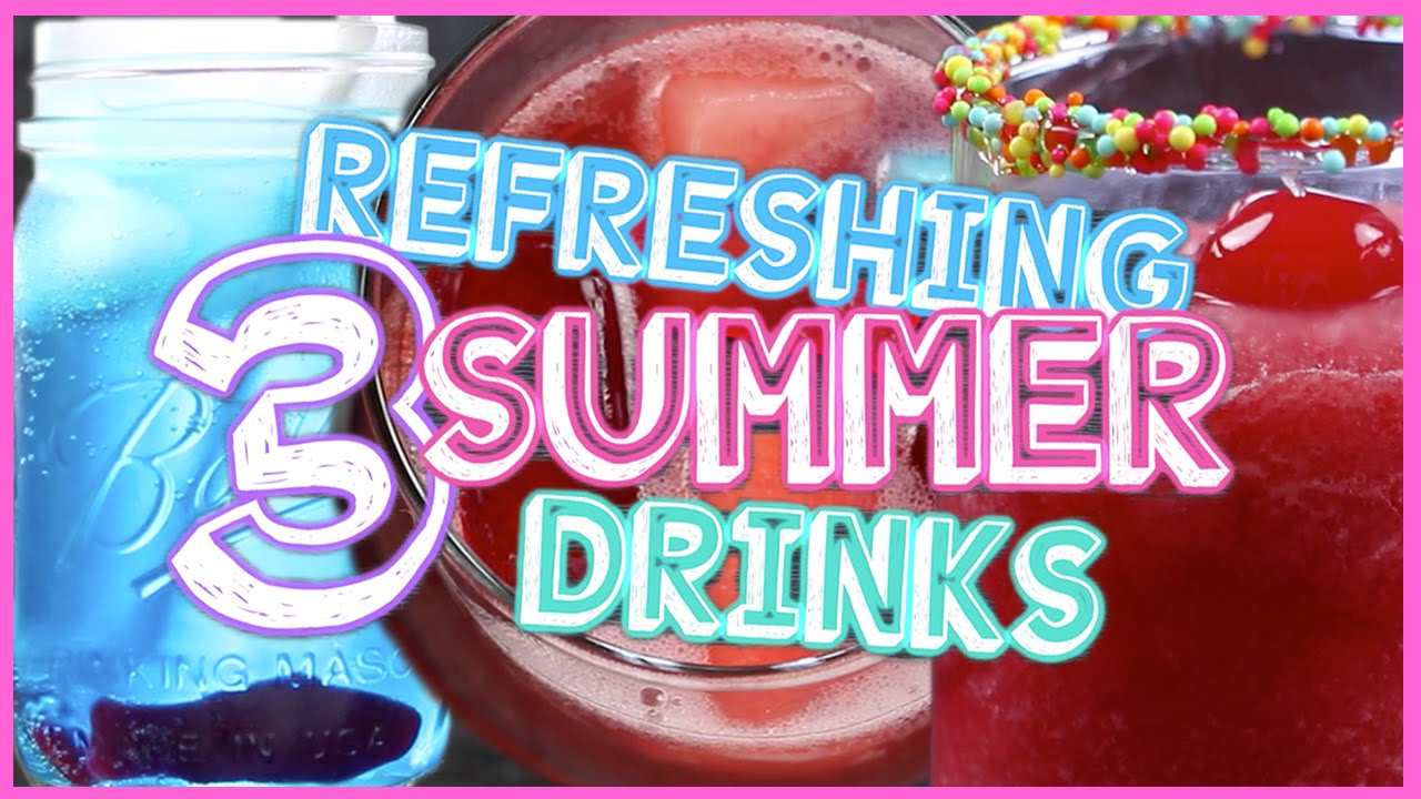 3 DIY Summer Drinks With OfficialTutorialsByA!