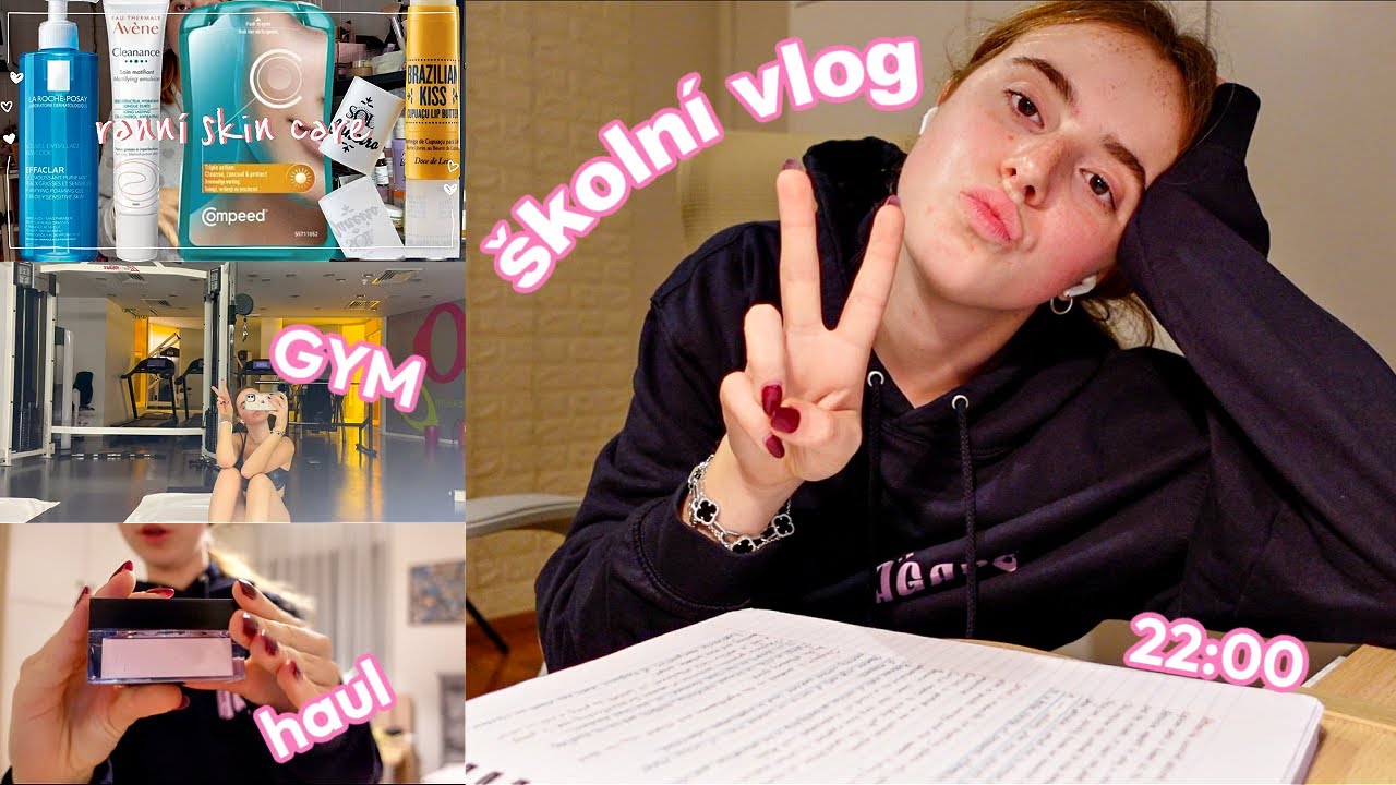 &Scaron;KOLN&Iacute; VLOG // p&iacute;&scaron;u prvn&iacute; zkou&scaron;ku a jak to chod&iacute; na m&eacute; anglicky mluv&iacute;c&iacute; &scaron;kole