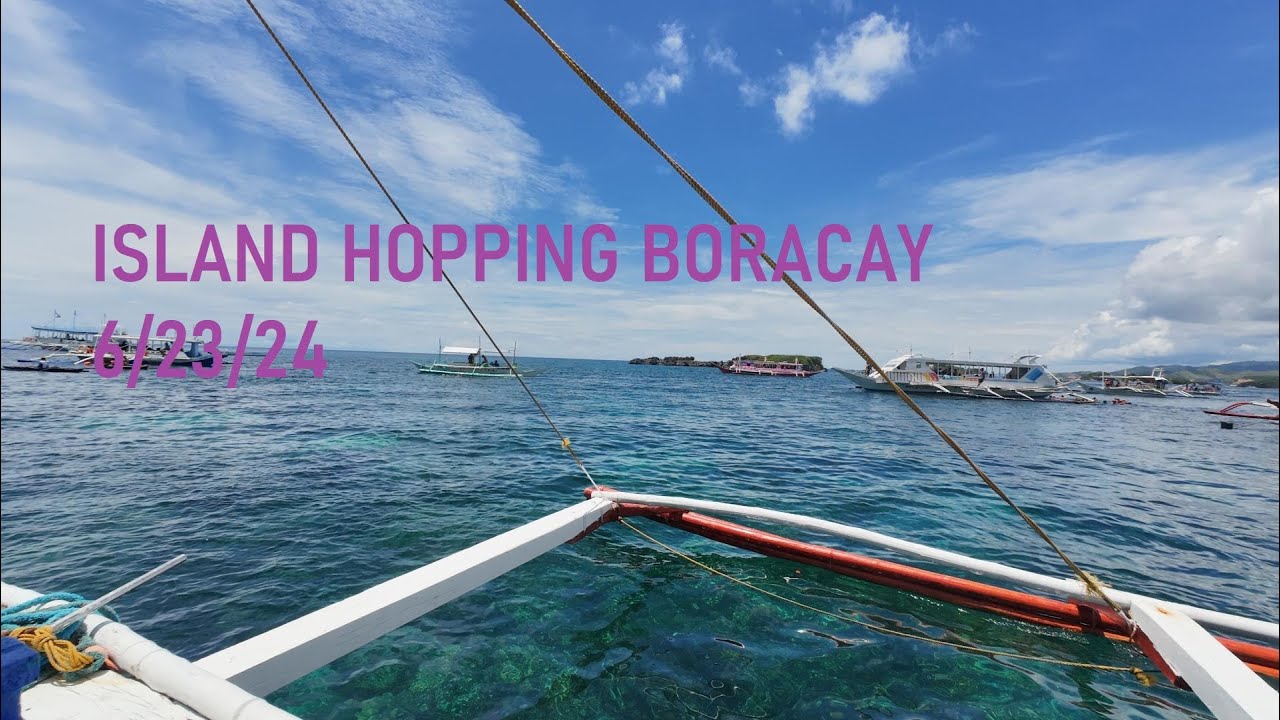 Boracay Island Hopping 2024 🏝️ | Crystal Clear Waters & Beach Adventures