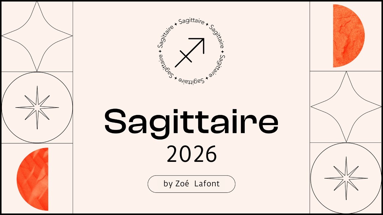 Horoscope Sagittaire ♐️ 2026 by Zoé Lafont, astrologue ✨