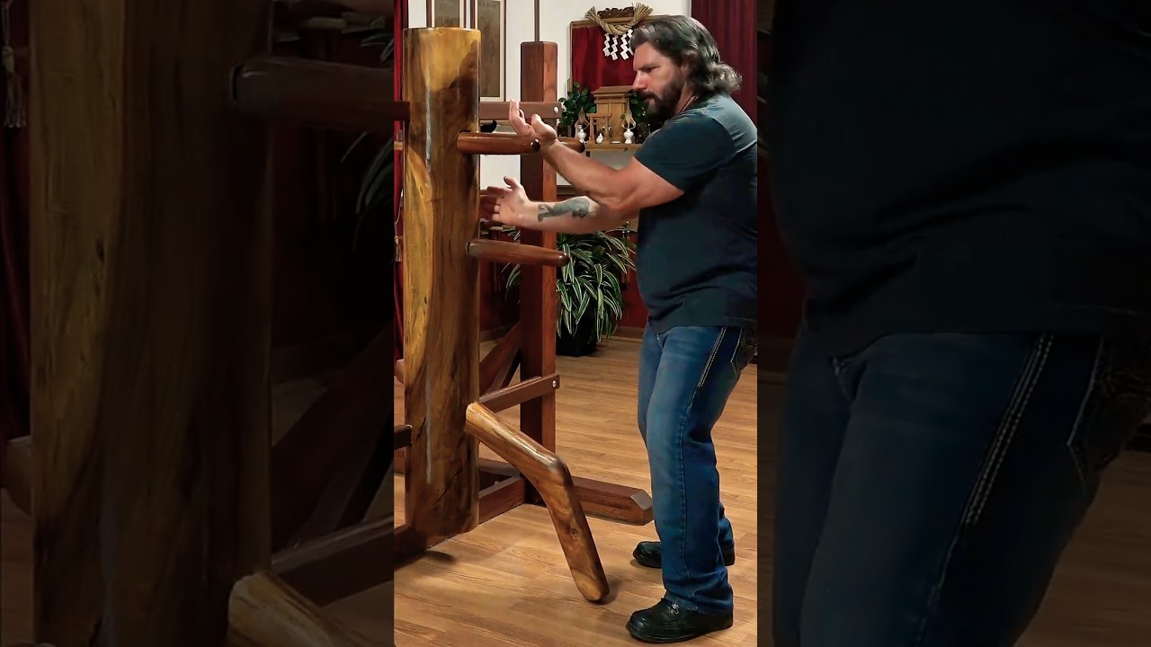 MASTERING Wing Chun Wooden Dummy Training No.5 #renegade #wingchun #kungfu #assbeatingskills