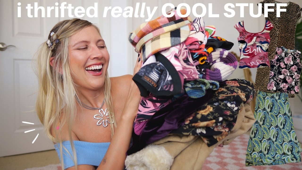 big'ol collective thrift haul!!!! Phoebe Buffay style coded, dreamy whimsigoth, & Y2K gems