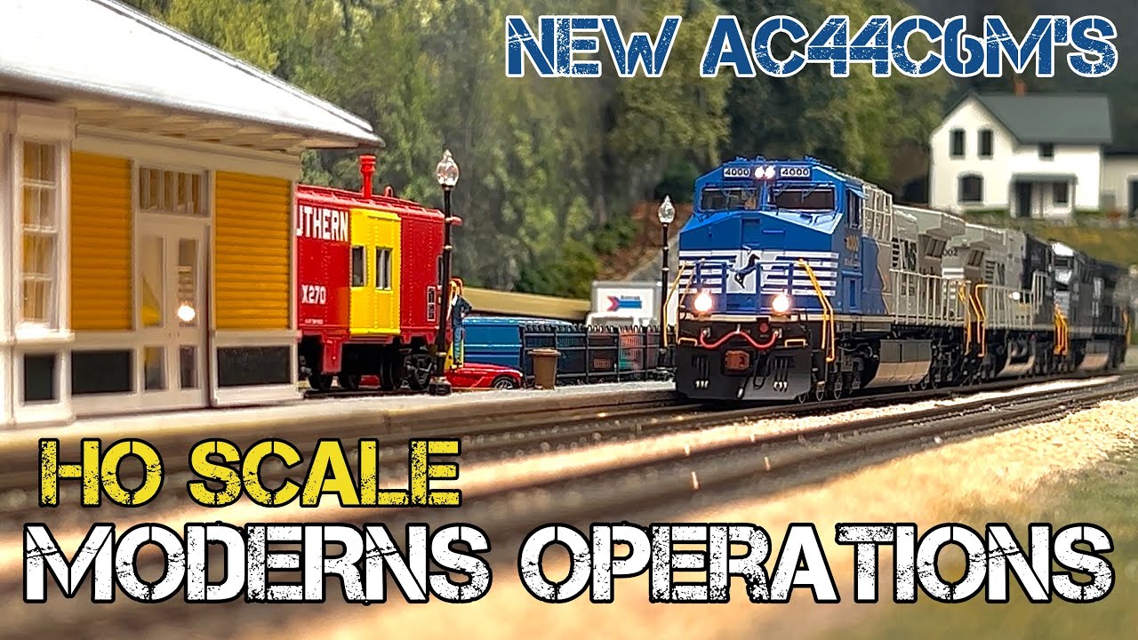 NEW Rebuild GE Locomotives on the Asheville District - AC44C6Ms from ScaleTrains