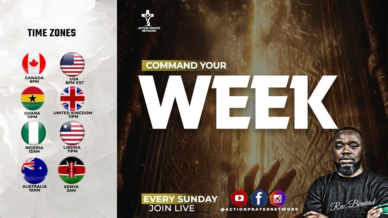 Command your week || With Rev Bernard || 2026MARCHWK-02