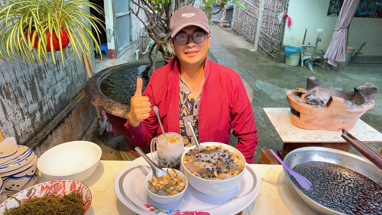Chè đậu đen nước cốt dừa cách nấu đậu mau mềm giữ nguyên hạt đậu không bị chát 