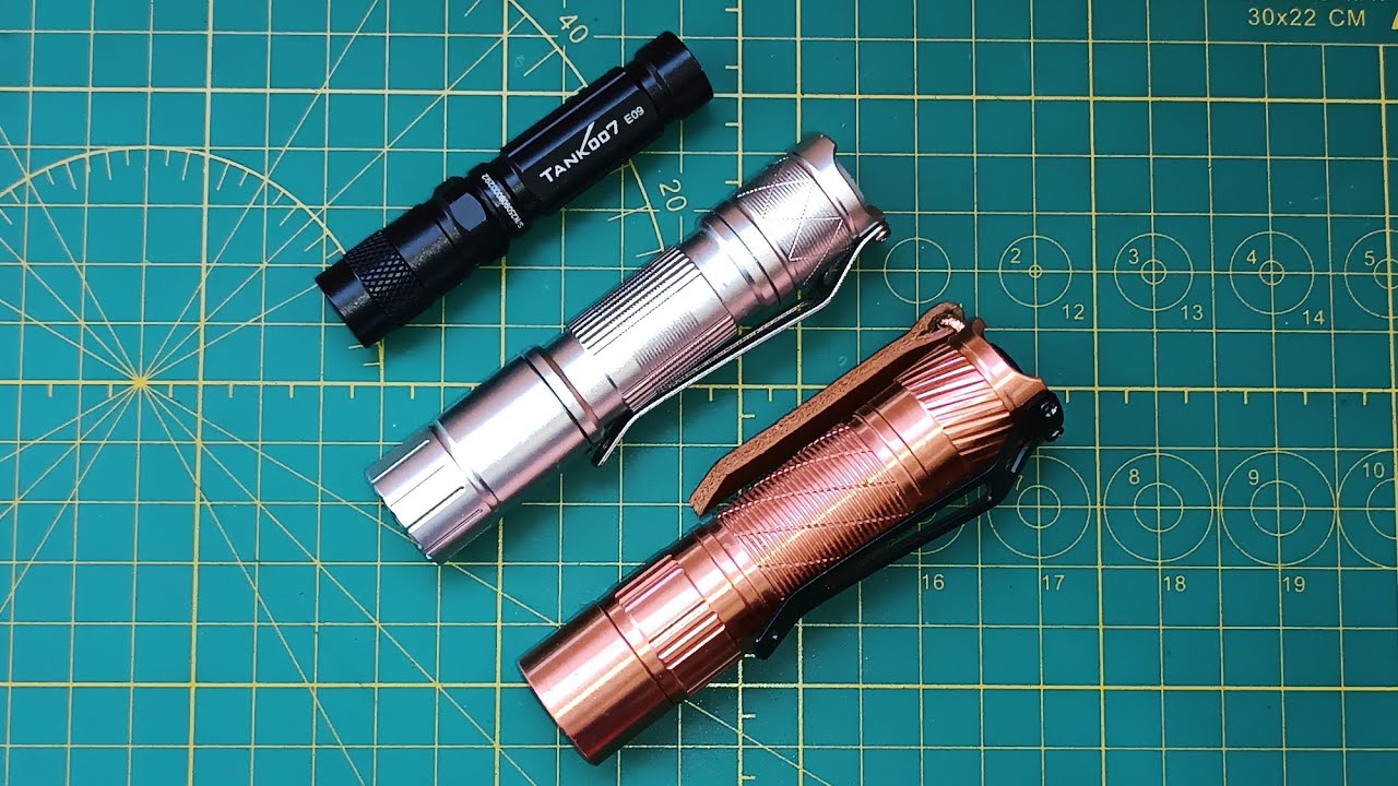 Ліхтарі на EDC 2026. Обираємо ліхтар на весну.  Tank 007 (E09), Pioneman K10 i Convoy T3. #edc 