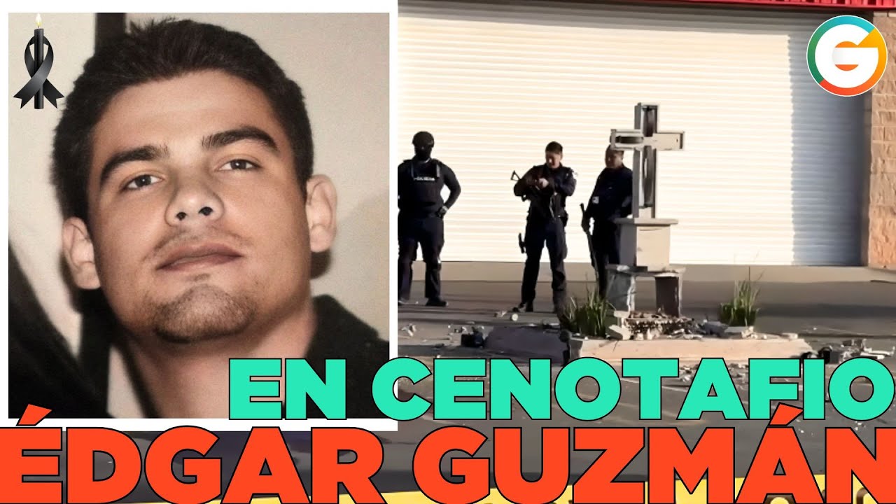 Lanzan artefacto explosivo al cenotafio de Édgar Guzmán, hijo del Chapo Guzmán #Sinaloa