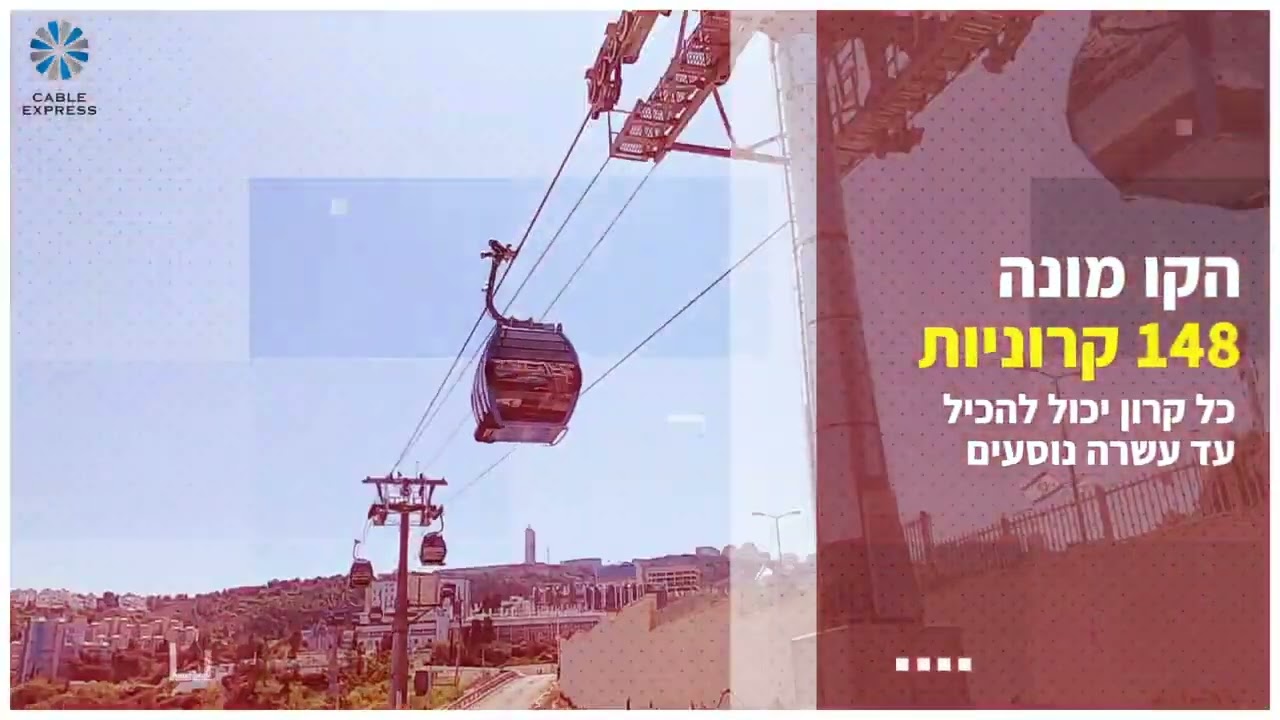 רכבלית חיפה 2022 יוצאת לדרך - 10 עובדות על רכבלית חיפה!