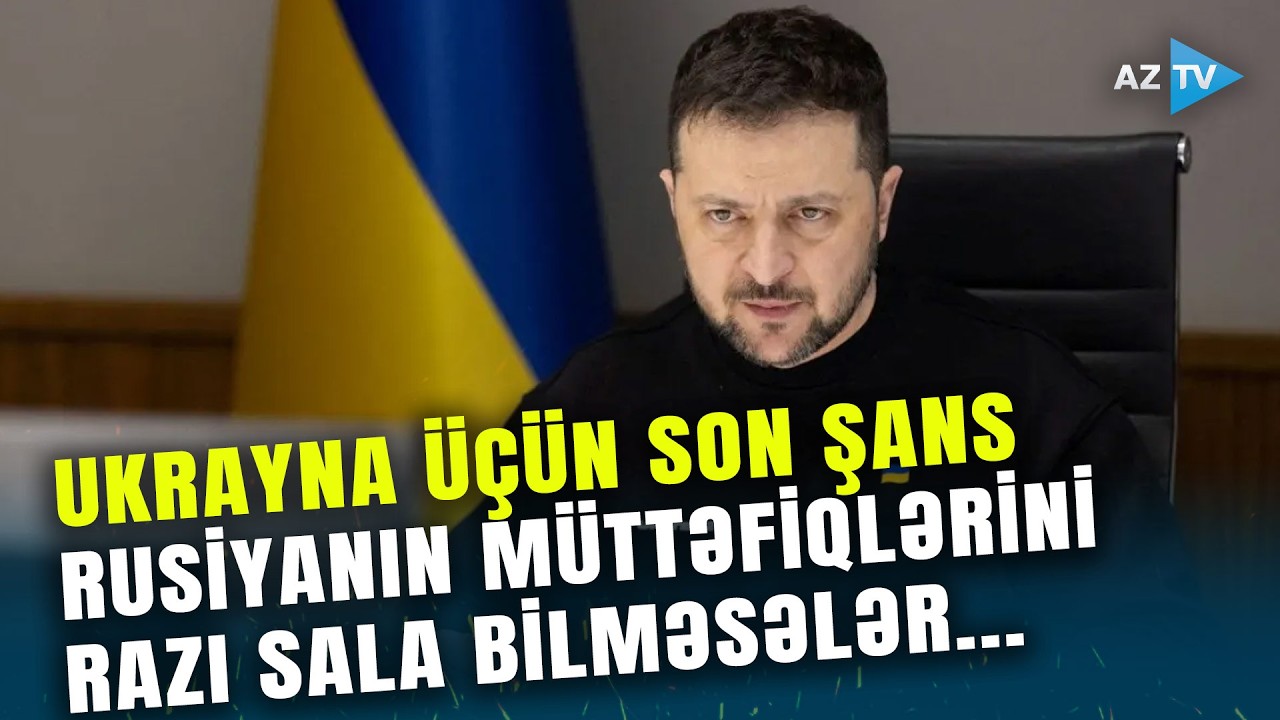 Avropanın Ukraynaya ilə bağlı TARİXİ ADDIMI : Kiyev üçün SON ŞANS- Orbanı razı sala bilməsələr...