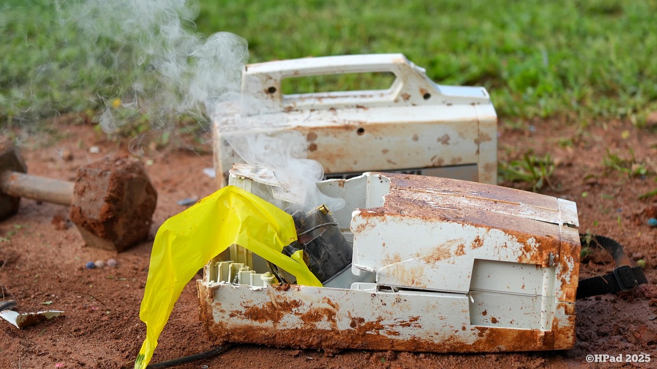 Oreck XL Compact Canister Vacuum Destruction