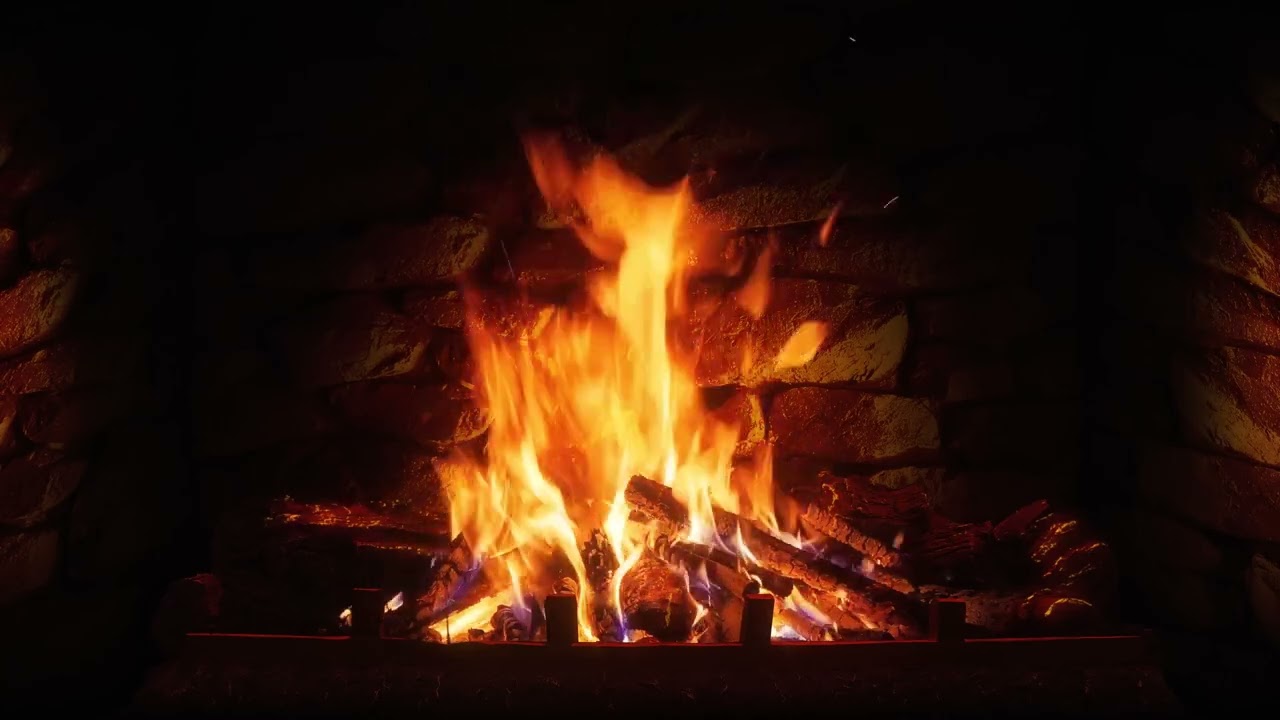 Fireplace 10 Hours 4K  - No Ads 🔥