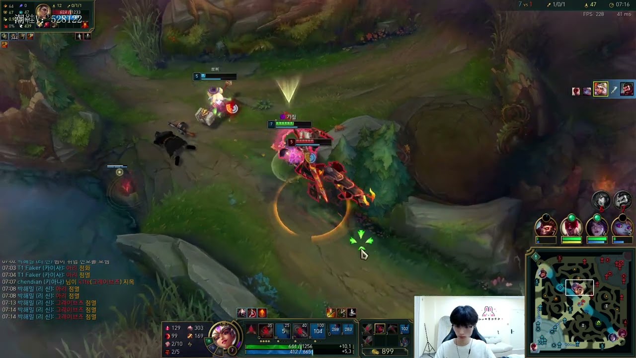 Beifeng Qiyana vs Ahri KR server Master