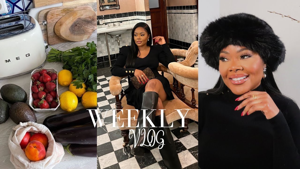 WEEKLY VLOG | CLEAN WITH ME, FOOD SHOPPING, DYSON VACCUM CLEANING, COOKING & MORE | Edwigealamode