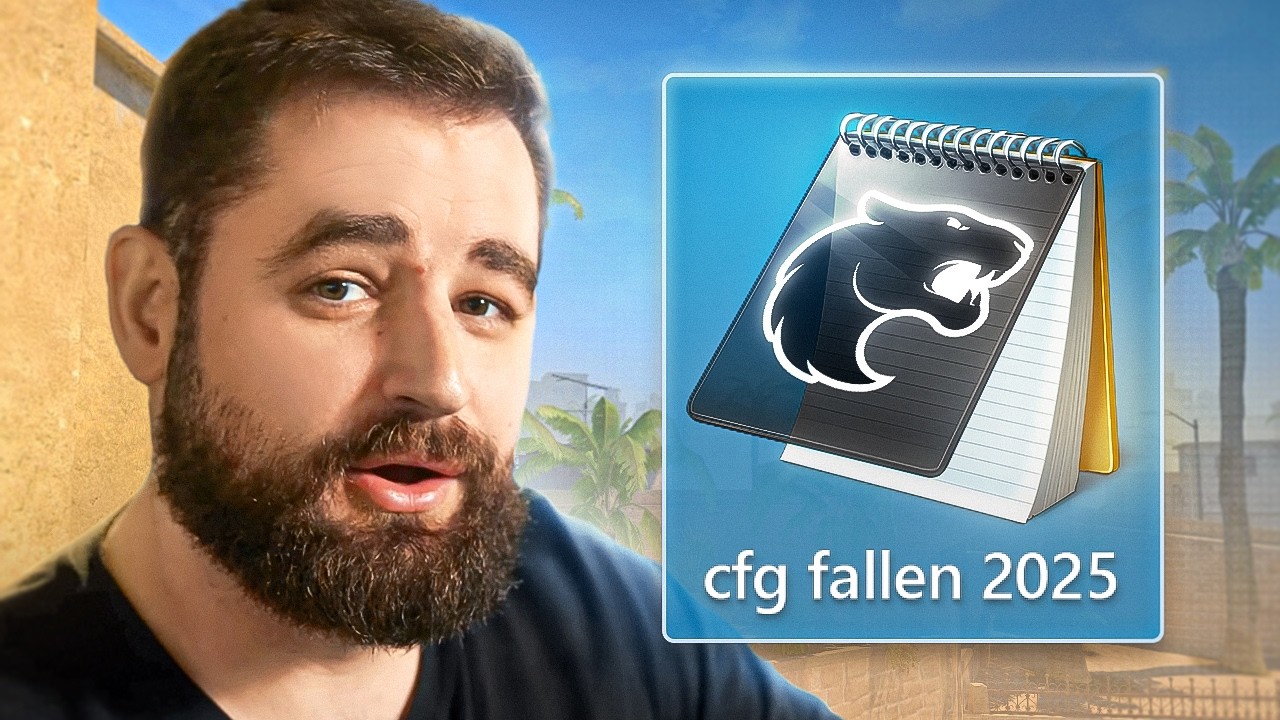 MOSTRANDO MINHA CFG pra jogar CS2 PROFISSIONALMENTE (config do fallen atualizada)