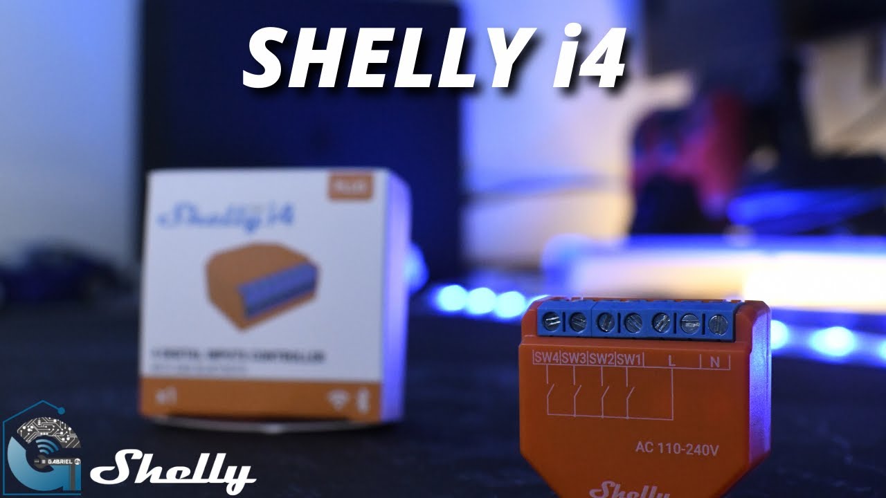 Shelly i4 - instalação e criação cenários SEM internet! Comandos DDD!