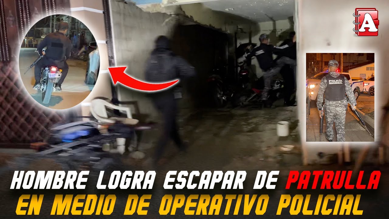 QUE JUIDERO! HOMBRE ESCAPA DE LA POLICÍA DURANTE PERSECUCIÓN EN SFM