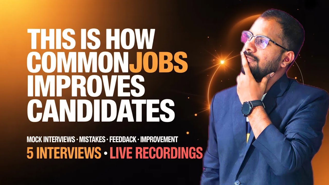 This Is How CommonJobs Improve Candidates Through Mock Interviews Mistakes, feedback & Improvement