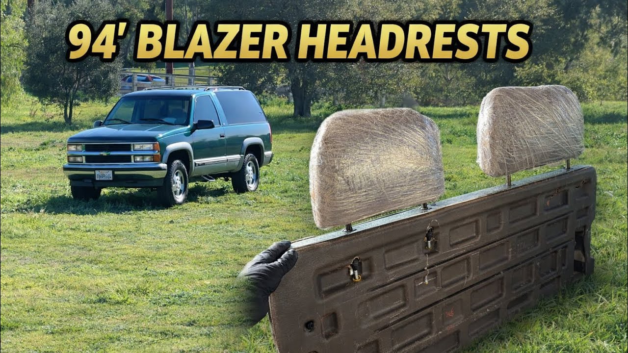 Headrests for a 1994 Chevy Blazer rear bench seat