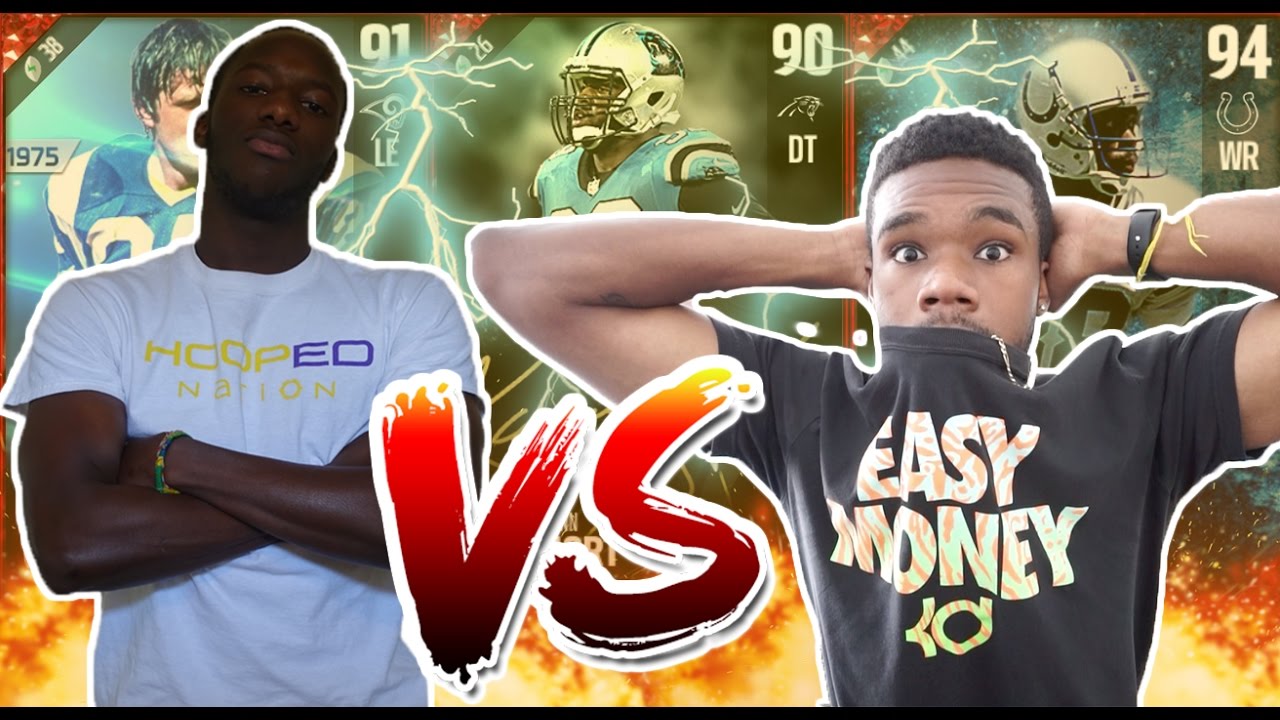LEFT vs RIGHT DRAFT AGAINST MOR MONEY!! - Madden 17 Draft Champions