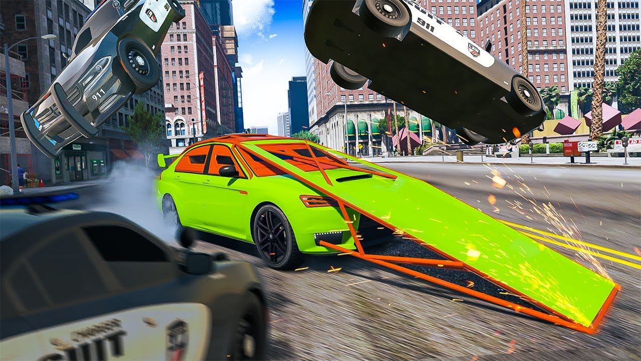 100 Most Dangerous Flip Cars in GTA 5 RP