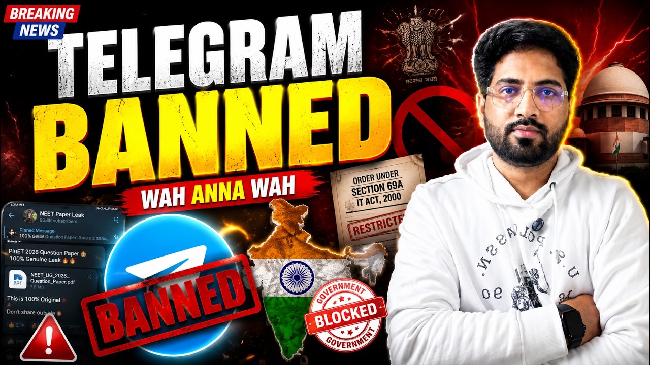 🚨 Telegram Banned in India? Real Reason Explained | NEET Paper Leak Controversy | Anand Views