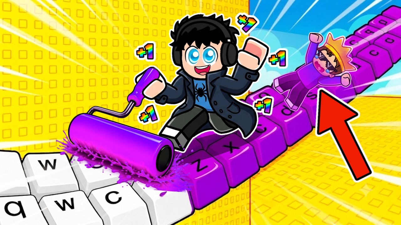 I MADE $923,321,435 PAINTING KEYBOARDS IN ROBLOX PAINT MY KEYBOARD!