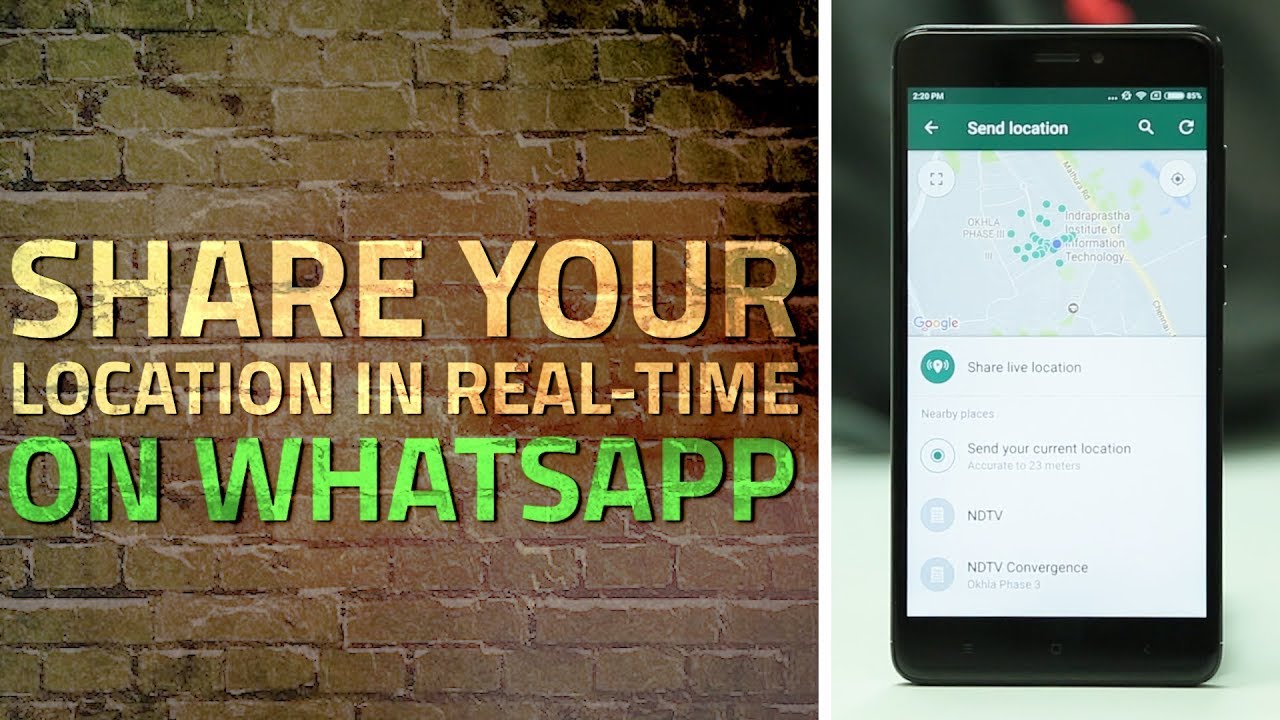 How to Share Live Location on WhatsApp