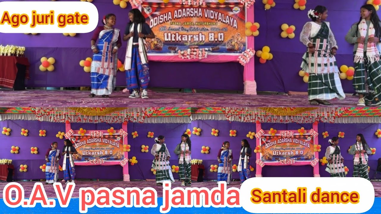 Ago Juri Gate 🔥 | Santhali Dance 2026 | OAV Pasna Annual Function 2025–26 | Viral Video
