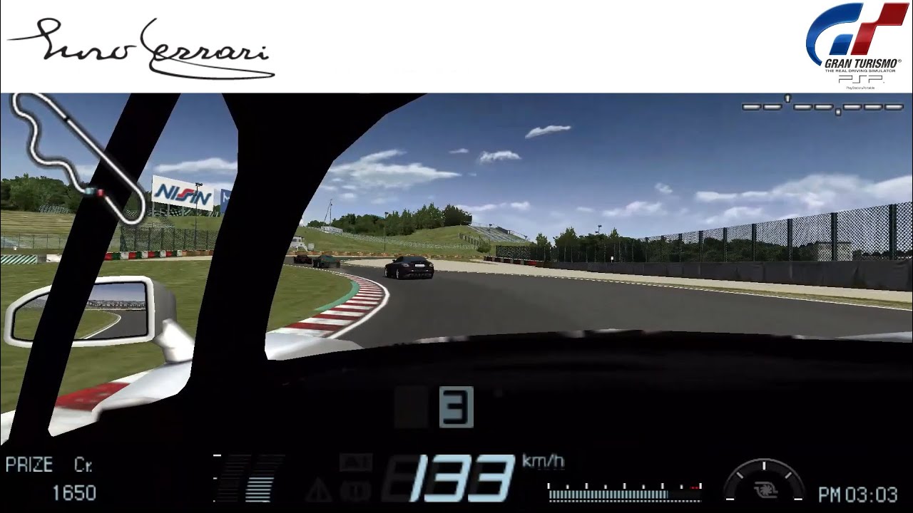 Enzo Ferrari '02｜Gran Turismo PSP | Cockpit View