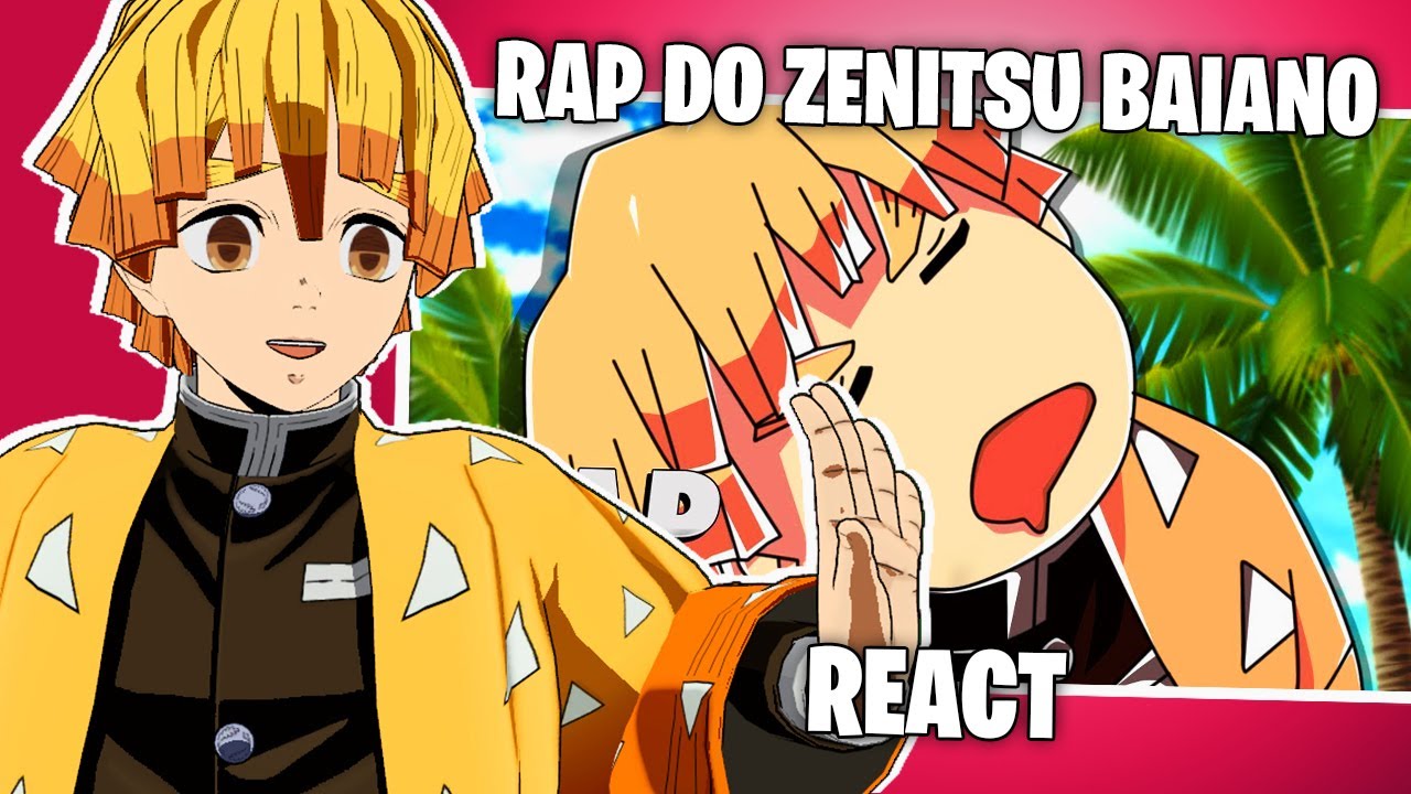 Zenitsu reage ao Rap do Zenitsu Baiano! Demon Slayer VR