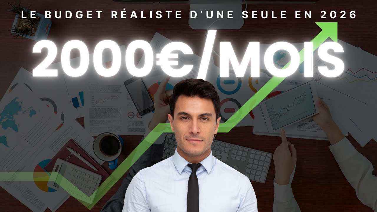 2 000€ par mois : le budget réaliste d’une personne seule en 2026