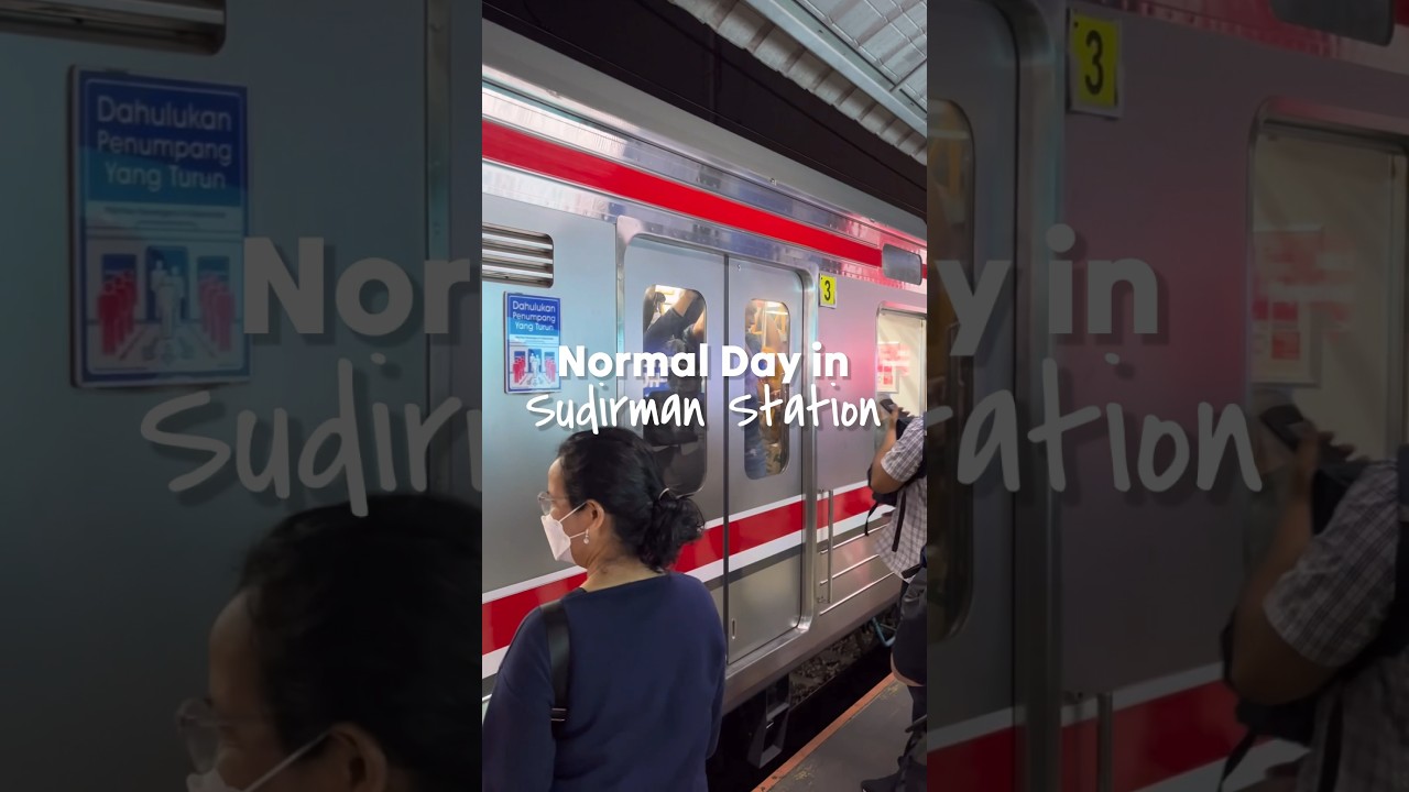 Stasiun Sudirman pas jam pulang kantor #afteroffice #shorts