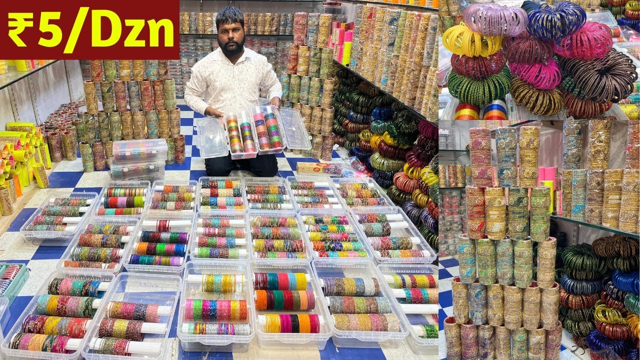 Begum bazar bangles wholesale // Glassbangles #manufacturer #hyderabad bangles starts at @5/Dzn