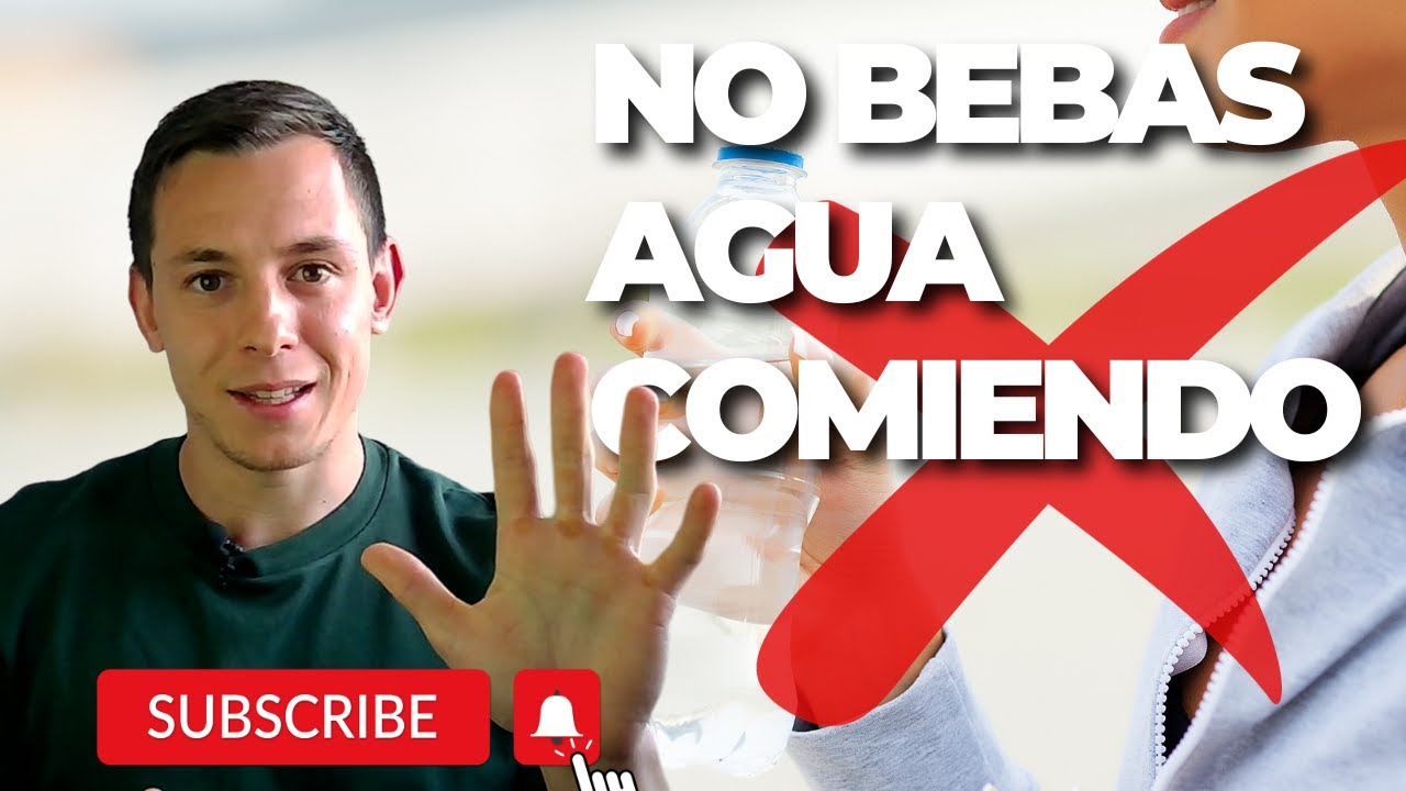 CUÁNDO, CUÁNTO y CÓMO debes beber AGUA para estar bien hidratado