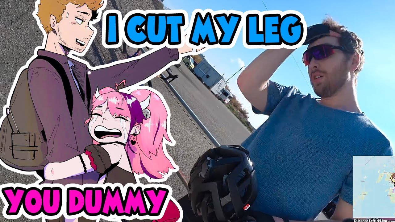 Ironmouse Gets Really Worried When CDawgVA Hurts Himself During The Cyclethon