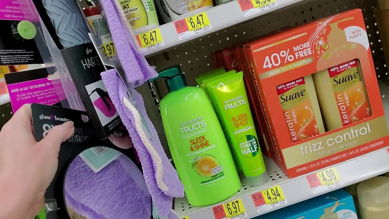 Walmart Shampoo & Conditioner Shelf Organization 8-20-2019