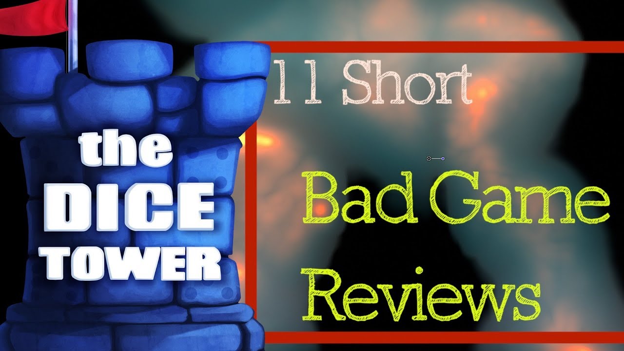 11 Short Bad Game Reviews - with Tom Vasel