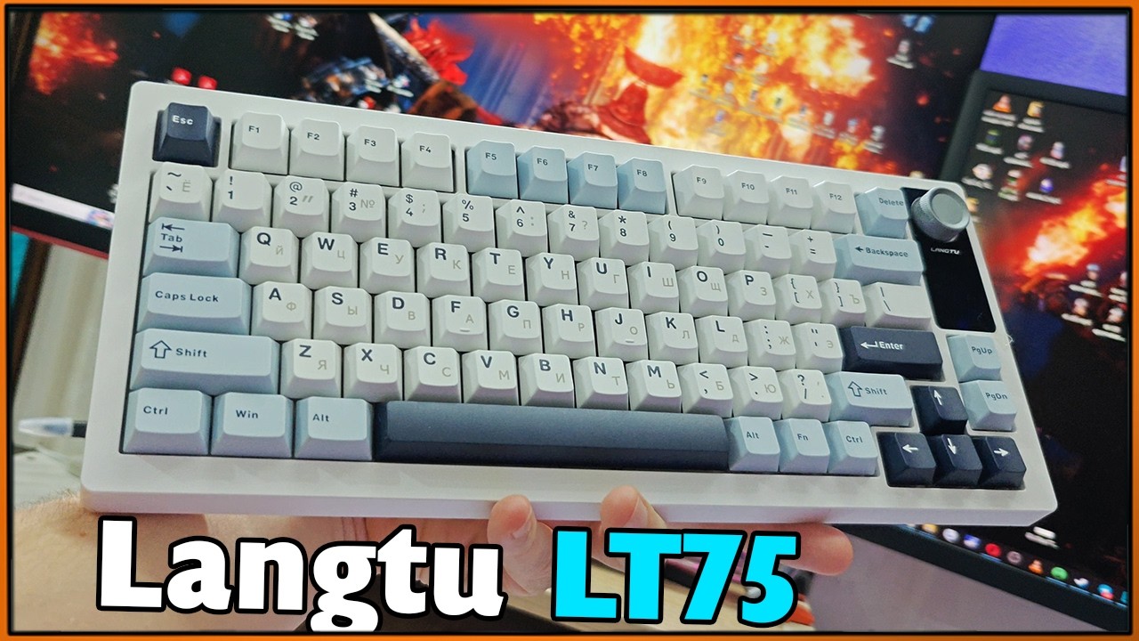 Лучше не будет?! Топовая сборка, начинка и стабы - Langtu LT75 с роллером и экранчиком #Langtu